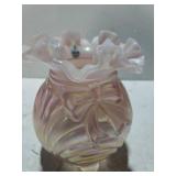 Fenton Glass Co Pink Vase