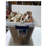 Beige & Burgundy Window Curtains