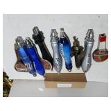 Assorted Beer Taps (one Is fiber optic)