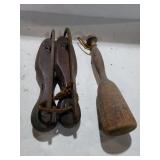 Vintage Wood Skates & Masher