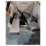 J.P Snead Wooden Crate & Assorted Tools