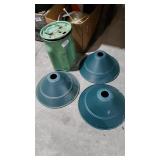 Vintage Universal Container And (3) Light Covers