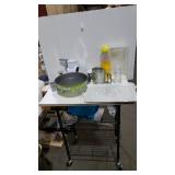 Miscellaneous Kitchen Items Such As Tray, Flour
