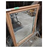 Wood Framed Mirror