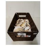 Brown Basket With Shells