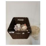 Brown Basket With Shells