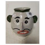 Ceramic Face Pitcher