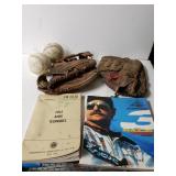 Baseball Gloves, Softballs, Field Radio