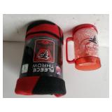 Atlanta Falcons Fleece Throw & Frosty Mug