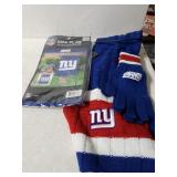NY Giants Mini Flag & Scarf & Gloves