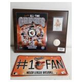 Baltimore Orioles All Time Greats Plaque With