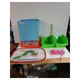 Paw Patrol Step Stool, Fabric Organizer, (2)