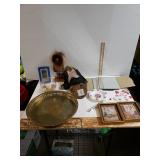 (4) Small Mirrors, Teddy Bear With Stand, Alaskan