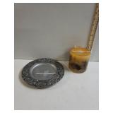 Longaberger Candle, And 8" Falling Leaves