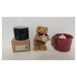 One Size Pint Candle, 1 Pt Crock And Bear