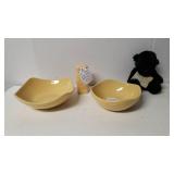 Butternut Longaberger Serving Dishes And Salt