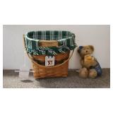 1998 Christmas Glad Tidings Basket