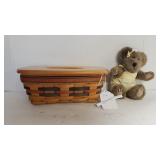 1998 Shades Of Autumn Bakers Bounty Tissue W/ Lid