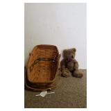 1991 Christmas Yuletide Basket Green