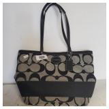Coach Black/Grey Purse