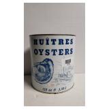 Huitres Oyster Can Gallon