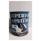 Superior Oyster Brand Gallon Can