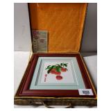 Chinese Embroidery Picture In Case