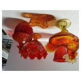 Red Assorted  Glassware