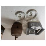 Ceramic Barrel, White Wall Decor