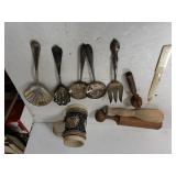 Beer Stein, Silver Like Serving Utensils & more