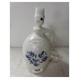 Pfaltzgraff Co Blue/white Lamp Bottom