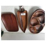 Wooden Decorative Serving Plates
