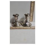 Pair Of Sterling Silver Candle Holders By Gorham