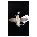 Signed Stavely Carved Goose Pin/ Brooch