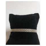 Marked Sterling Silver Chain Bracelet