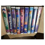 Box Of Assorted VHS Tapes  & Few CDs
