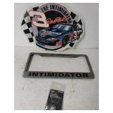 Dale Earnhardt #3 Sign, License Border & Harley