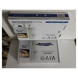 VIV Tempered Glass Floating Wall Shelf(2)