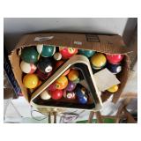 Assorted Pool Balls & More