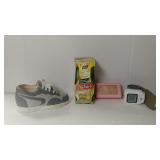 Glass Shoe, Italian Glass Jar, Soap And Blood