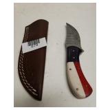 Red/white Knife With Cover