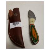 Green/tan Knife With Cover