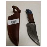 Blue Handle Knife With Cover