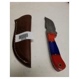 Red/blue Knife With Cover