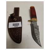 Red Handle Knife With Cover