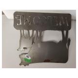 Cow & Calf Welcome Sign