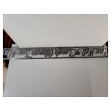 Live Well,  Laugh Often, Love Much Metal Sign