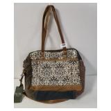 Myra Stipple Print Handbag