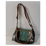 Myra Dual Strap Teal Green Handbag
