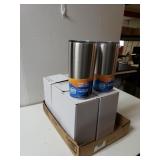 Double Wall Vacuum Insulation Silver Cups(6)